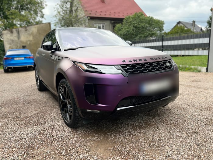 Range rover zmiana koloru ppf