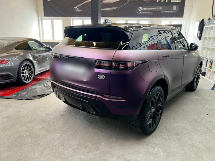 Range rover zmiana koloru ppf