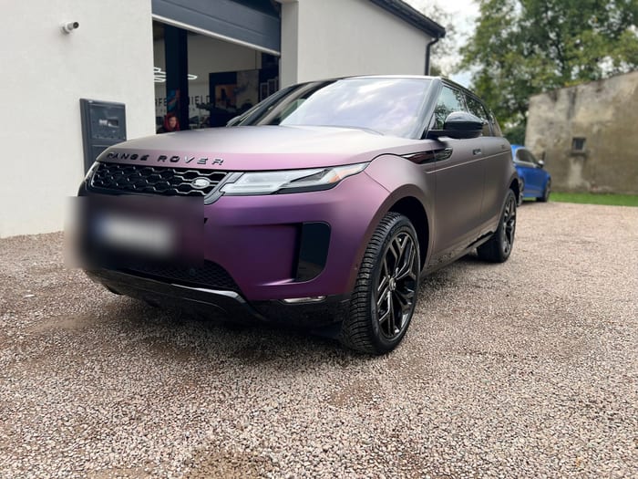 Range rover zmiana koloru ppf