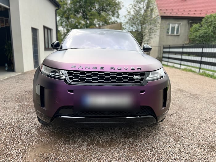 Range rover zmiana koloru ppf