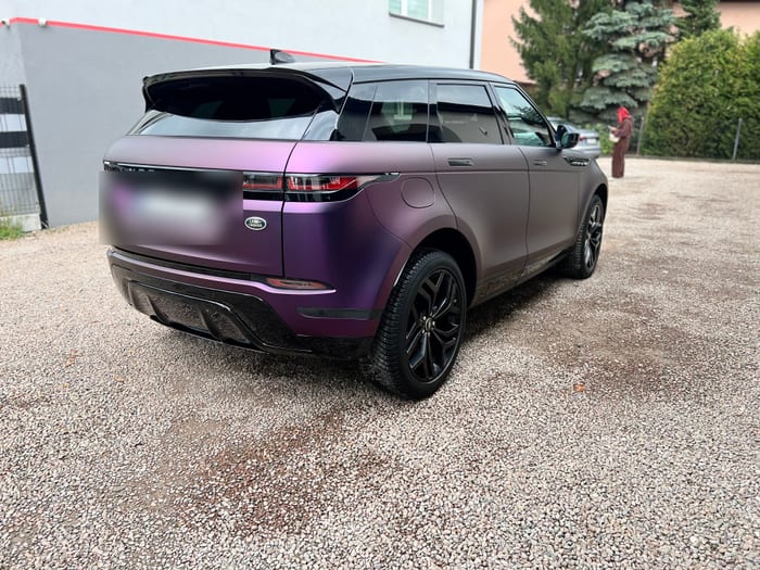 Range rover zmiana koloru ppf